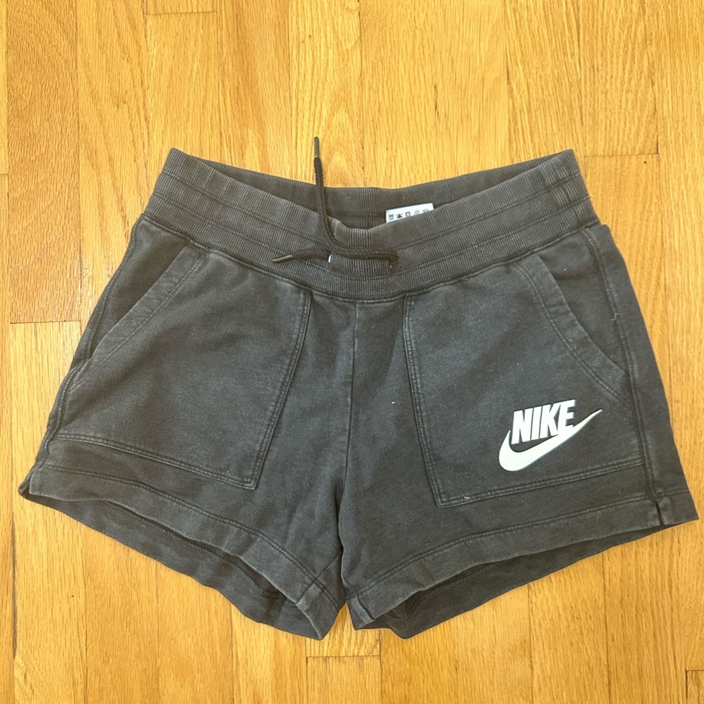 Nike Black Athletic Shorts with Elastic Waistband